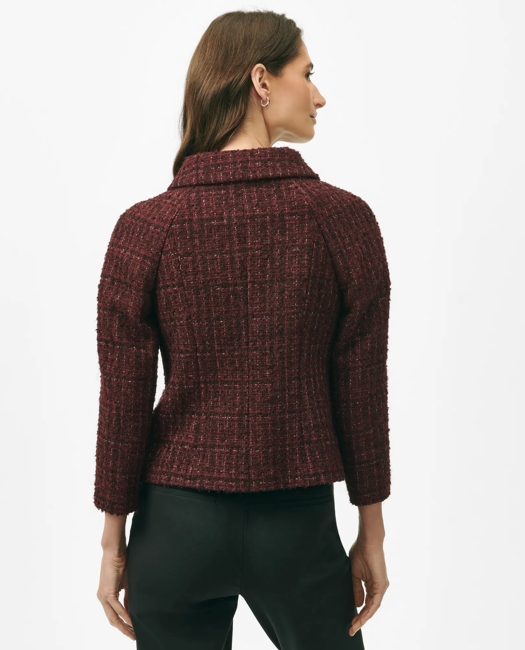 A-Line Skirt in Cotton-Wool Blend Boucle