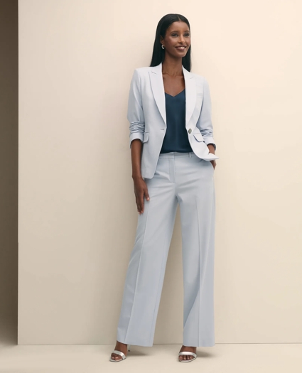 The Essentials Wool Peak Lapel Jacket, image 2