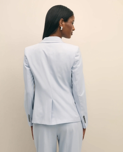 The Essentials Wool Peak Lapel Jacket, image 3