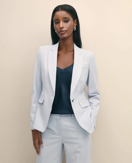 The Essentials Wool Peak Lapel Jacket, image 4