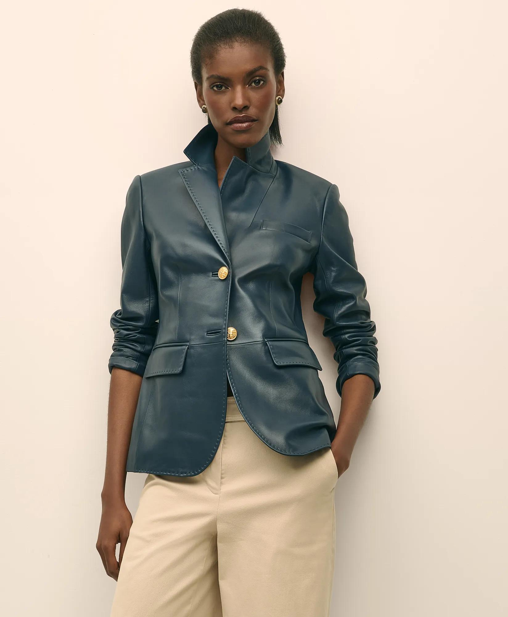 Leather Blazer