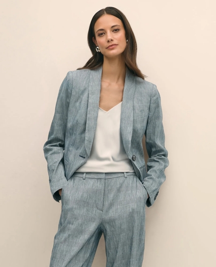 Linen Blend Dinner Jacket, image 1