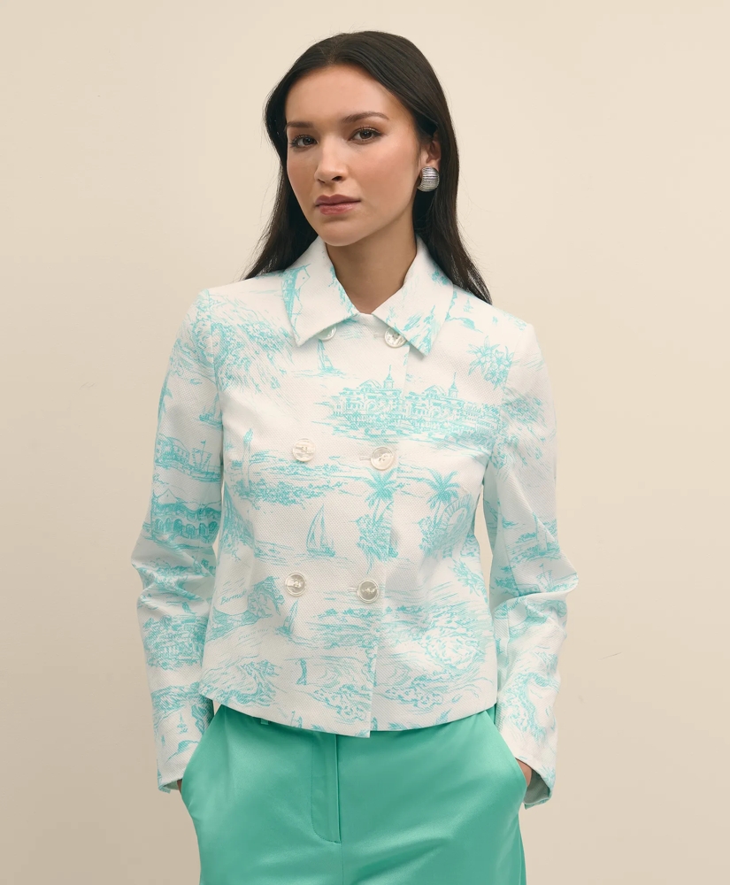 Cotton Dobby Bermuda Toile Jacket, image 4