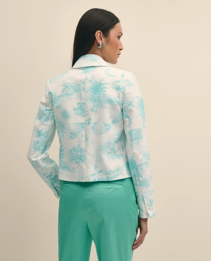 Cotton Dobby Bermuda Toile Jacket, image 5