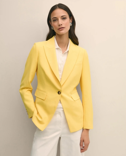 Fine Twill Peak Lapel Jacket, image 1