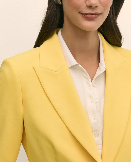 Fine Twill Peak Lapel Jacket