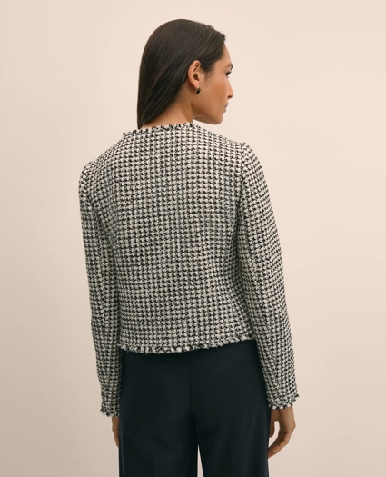 Boucle Zip-Front Jacket, image 4