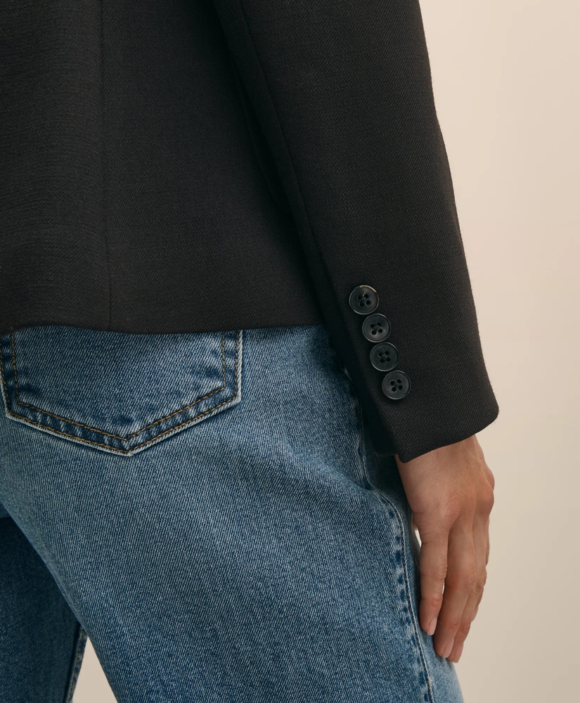 Wool-Blend Horsebit Detail  Jacket, image 5