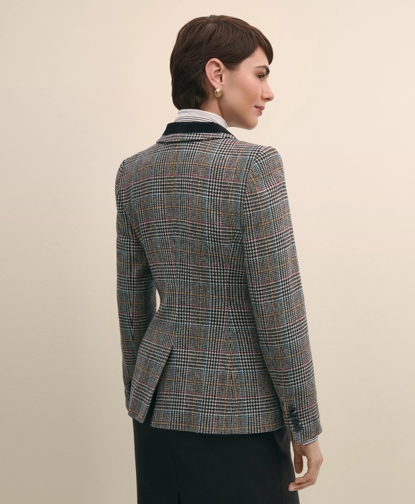 Plaid Shetland Wool Riding Jacket, image 4