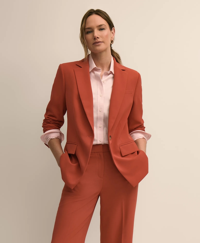 Crepe Relaxed-Fit Jacket, image 4