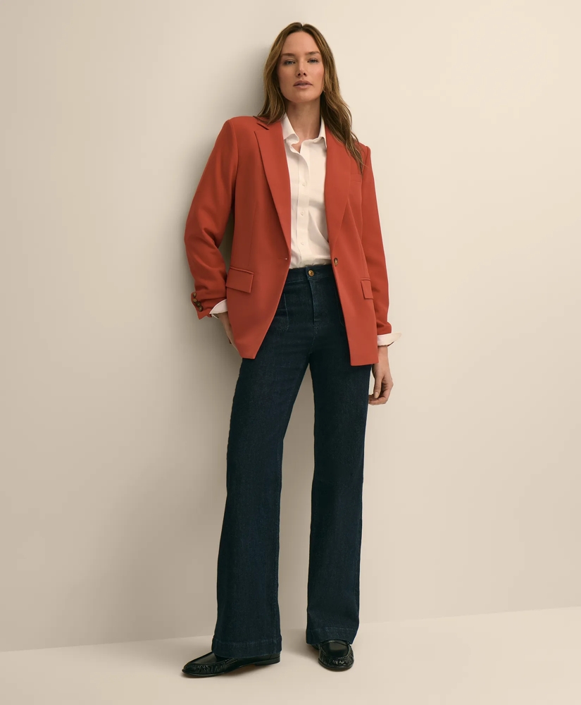 Crepe Relaxed-Fit Jacket, image 8