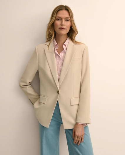 Crepe Relaxed Fit Jacket, image 1
