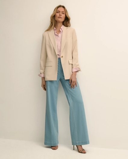 Crepe Relaxed Fit Jacket, image 2