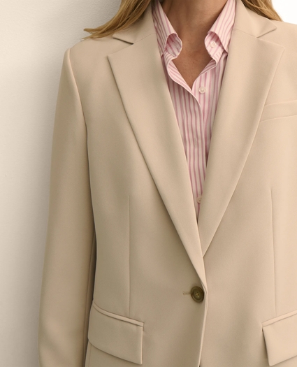Crepe Relaxed Fit Jacket, image 5