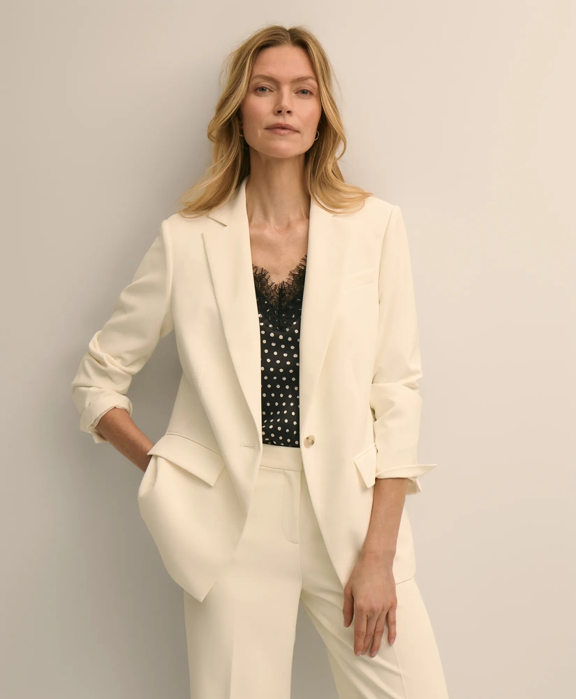 Crepe Relaxed Fit Jacket, image 3