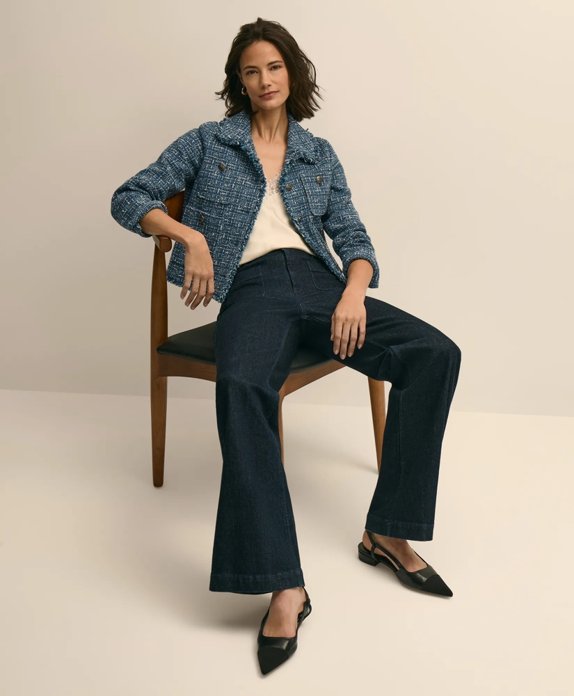 Cotton Blend Tweed Jacket, image 2