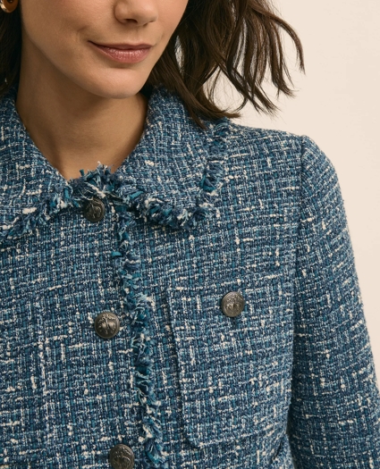 Cotton Blend Tweed Jacket, image 3