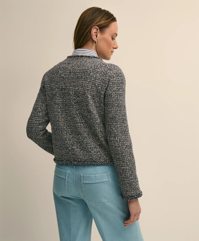 Cotton Blend Tweed Jacket, image 4