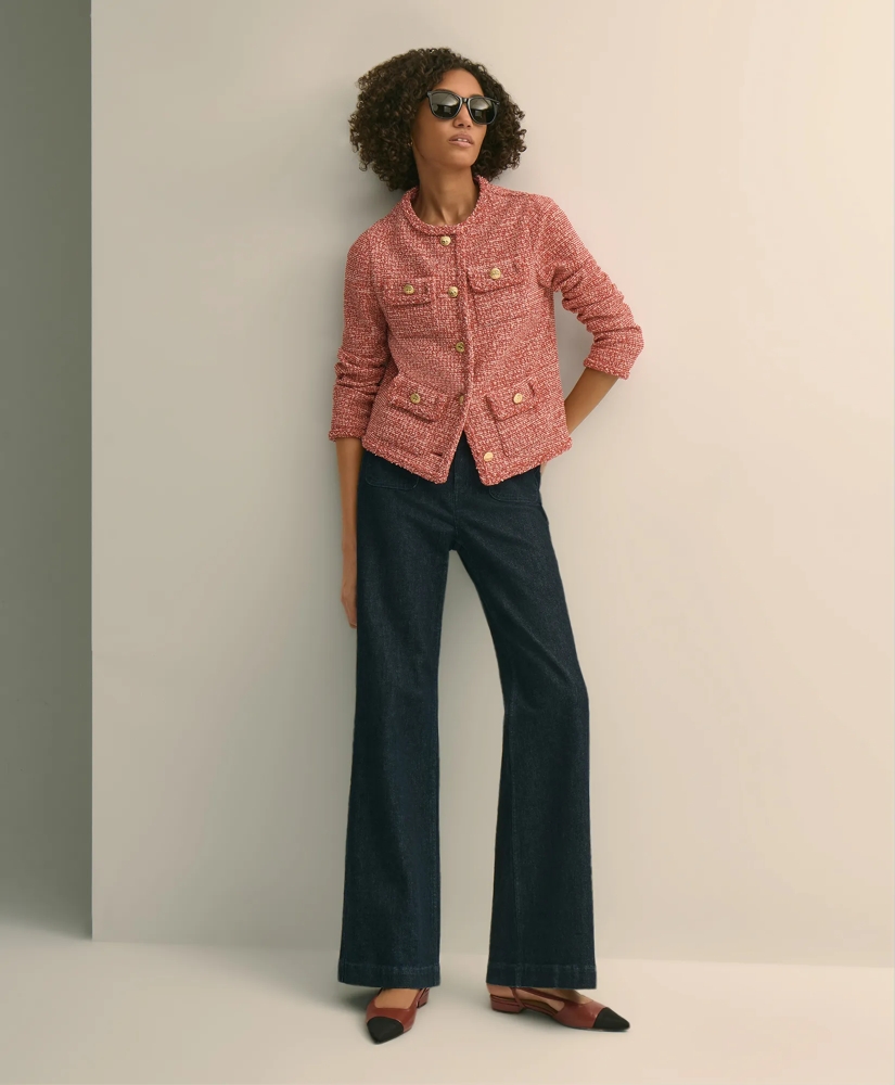 Cotton Blend Tweed Jacket, image 2