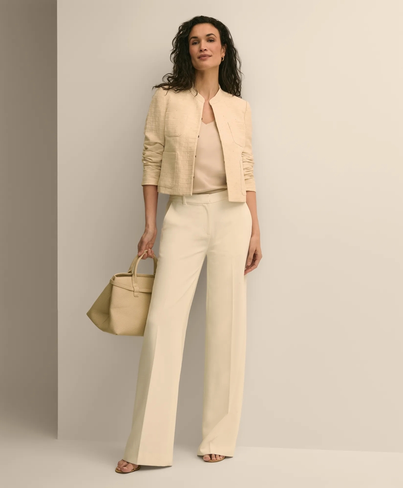 Linen-Cotton Blend Sequin Jacket, image 2