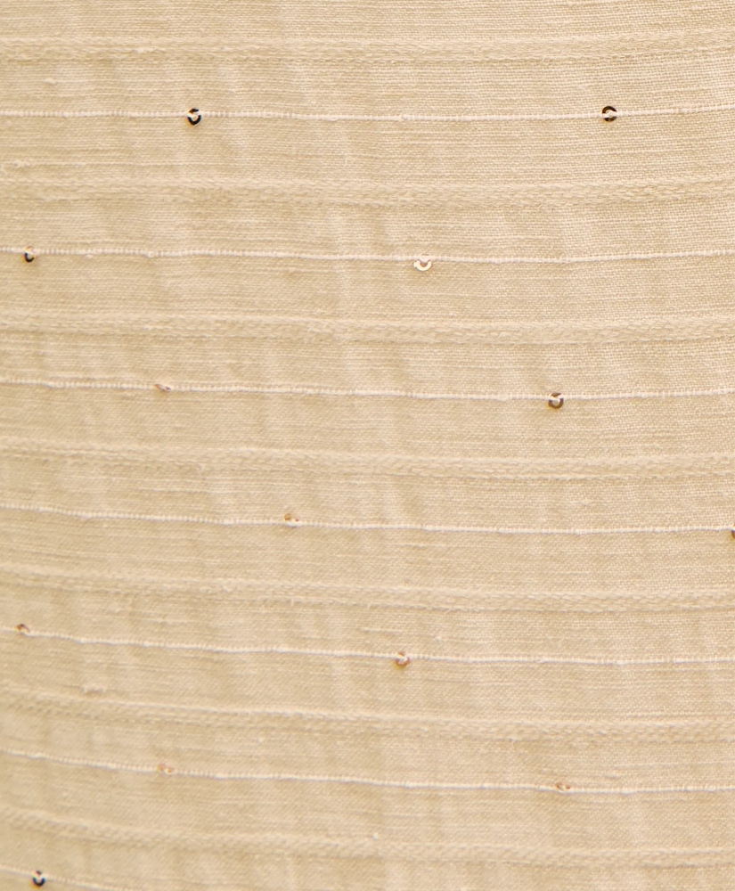 Linen-Cotton Blend Sequin Jacket, image 5