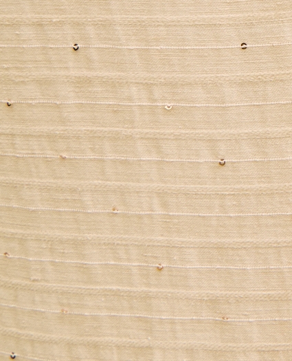 Linen-Cotton Blend Sequin Jacket, image 5