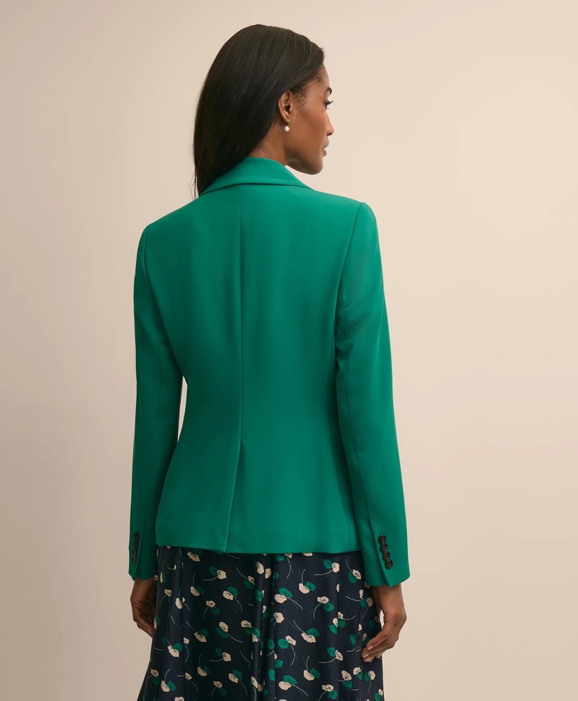 Fine Crepe Peak-Lapel Jacket, image 4
