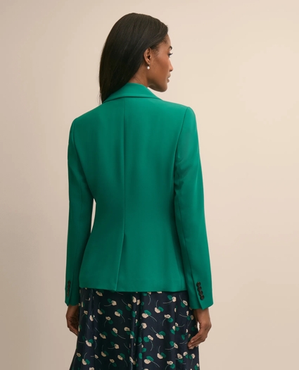 Fine Crepe Peak-Lapel Jacket, image 4