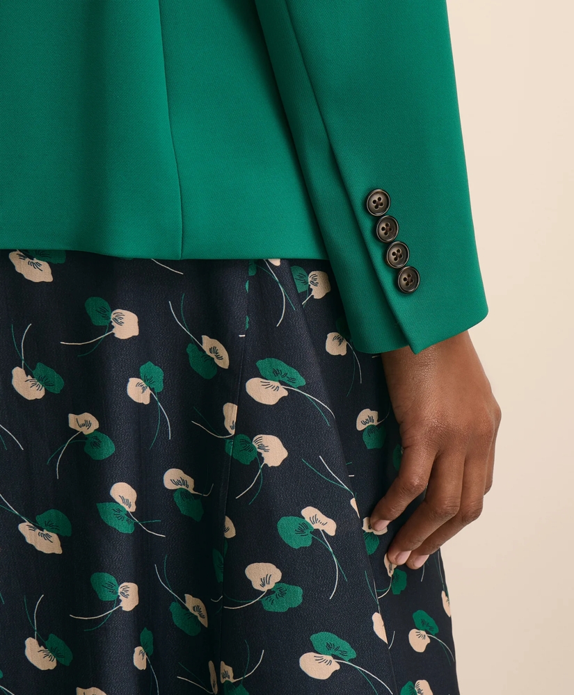 Fine Crepe Peak-Lapel Jacket, image 5