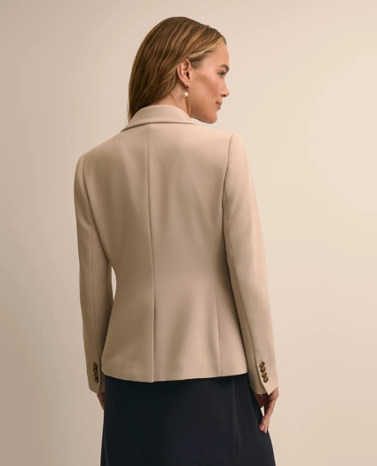Fine Crepe Peak-Lapel Jacket, image 4