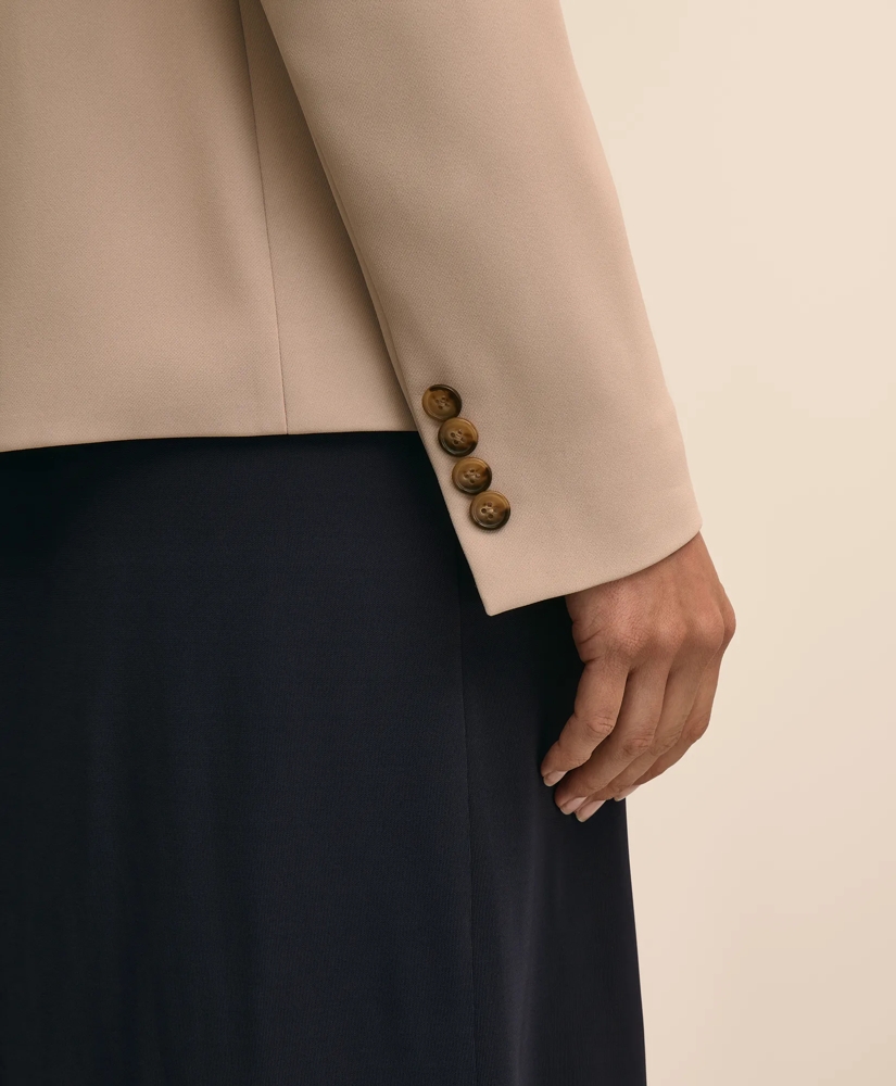 Fine Crepe Peak-Lapel Jacket, image 5