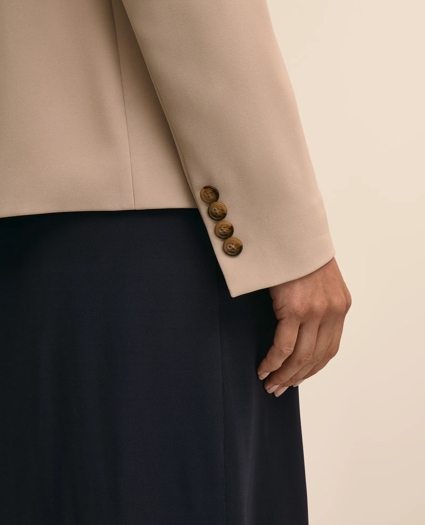 Fine Crepe Peak-Lapel Jacket, image 5
