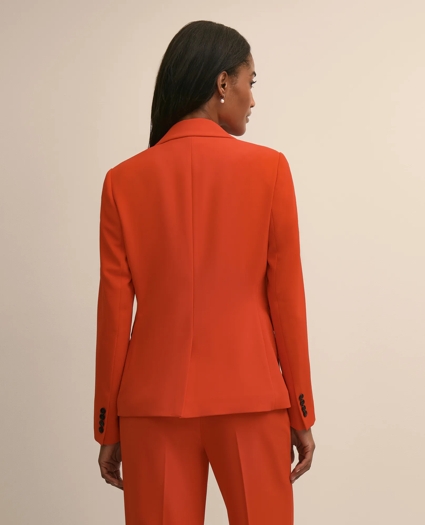 Fine Crepe Peak-Lapel Jacket, image 4