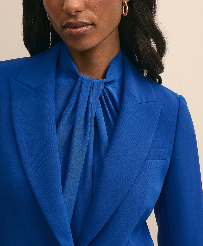 Fine Crepe Peak-Lapel Jacket, image 3