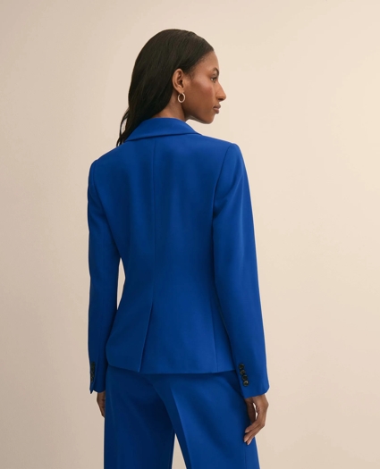 Fine Crepe Peak-Lapel Jacket, image 4