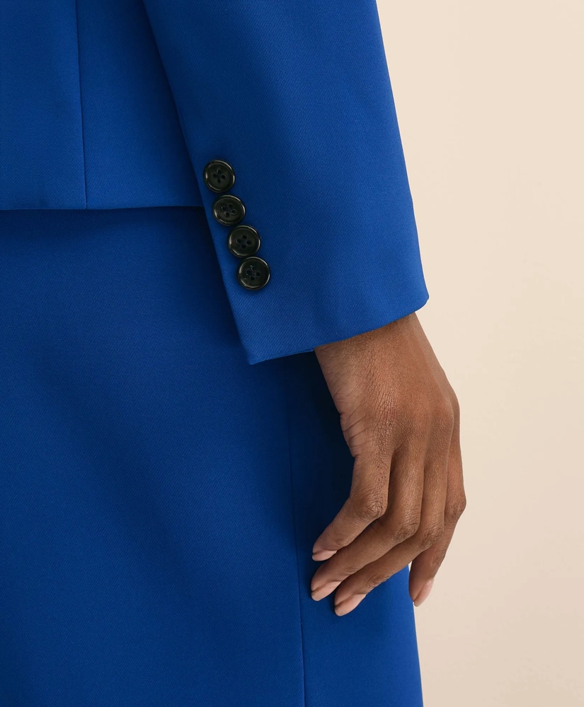 Fine Crepe Peak-Lapel Jacket, image 5