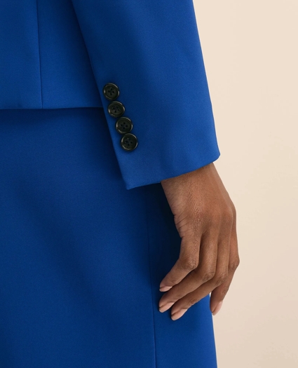 Fine Crepe Peak-Lapel Jacket, image 5
