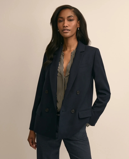 Wool Blend Double-Breasted Jacket, image 1