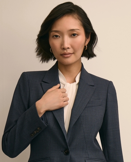 Wool Blend Birdseye Jacket, image 3