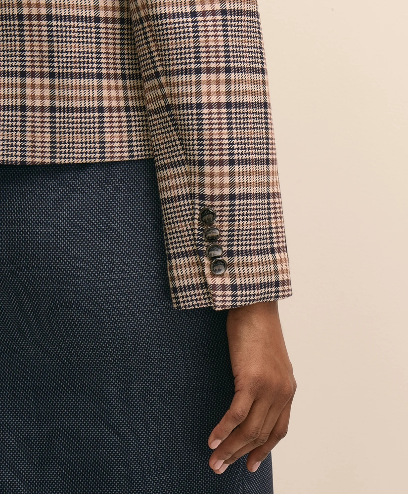 Cotton-Blend Plaid Jacket, image 5
