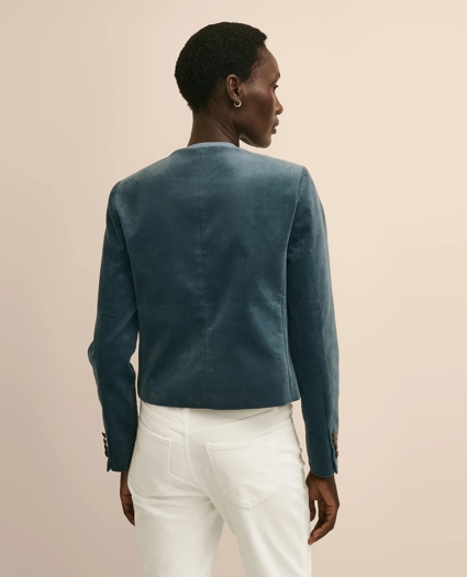 Cotton Blend Velveteen Jacket, image 3