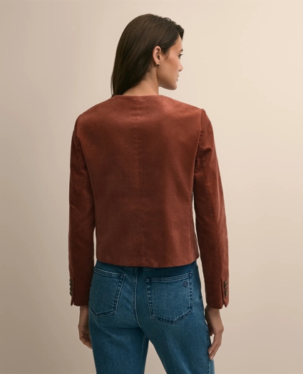 Cotton Blend Velveteen Jacket, image 4
