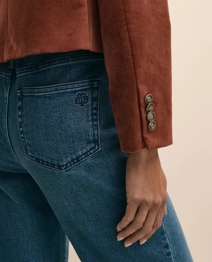 Cotton Blend Velveteen Jacket, image 5