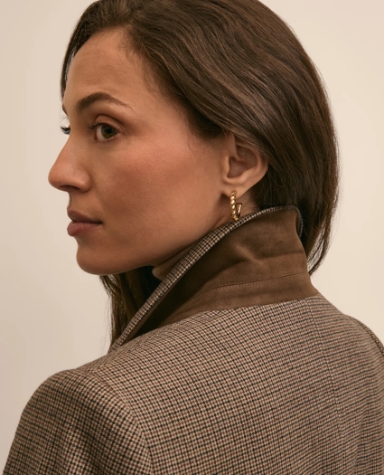 Wool Blend Houndstooth Jacket, image 4