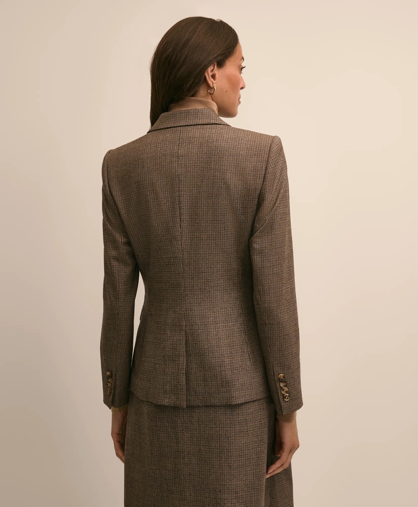 Wool Blend Houndstooth Jacket, image 5