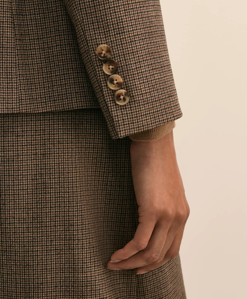 Wool Blend Houndstooth Jacket, image 6