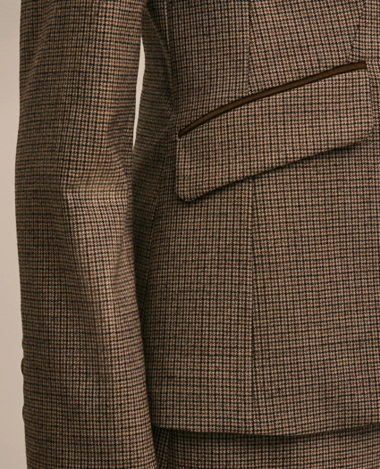 Wool Blend Houndstooth Jacket, image 7