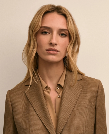 Wool-Blend Herringbone Jacket, image 3