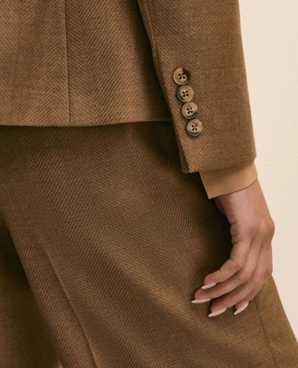 Wool-Blend Herringbone Jacket, image 5