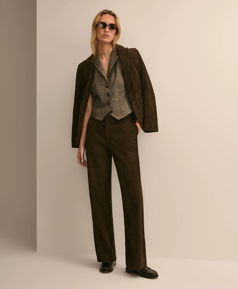Wool Blend Plaid Vest, image 2